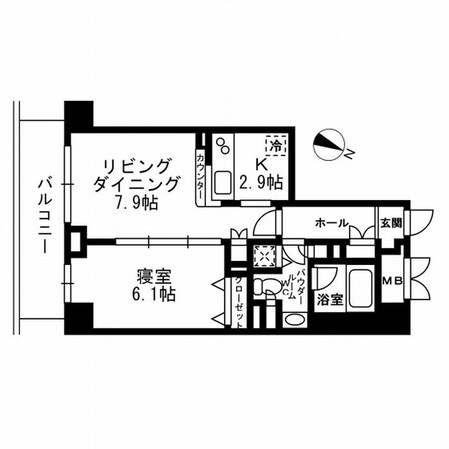 学芸大学駅 徒歩11分 5階の物件間取画像